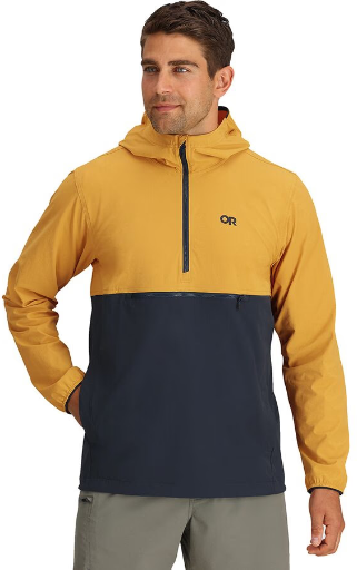 Outdoor Research Men's Ferrosi Anorak Jacket (Caramel/Dark Navy)
