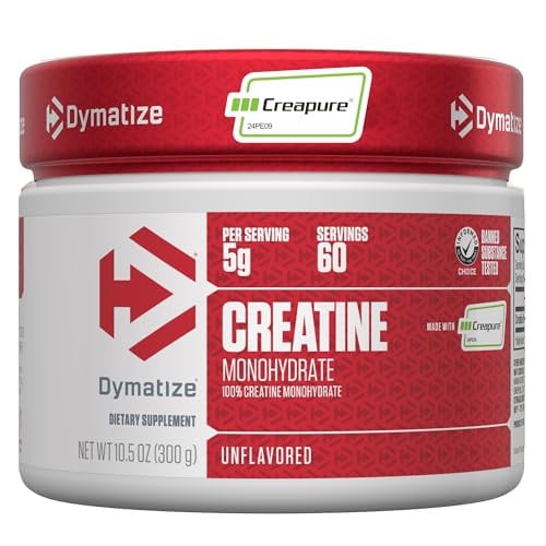 (Prime Deal) Dymatize Creatine Monohydrate Powder with CREAPURE 300g