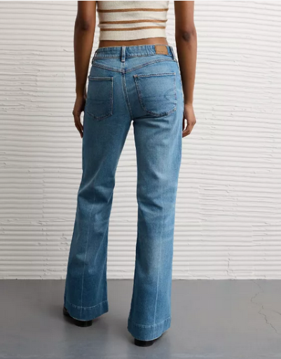 AE Stretch High-Waisted Flare Jean Deal