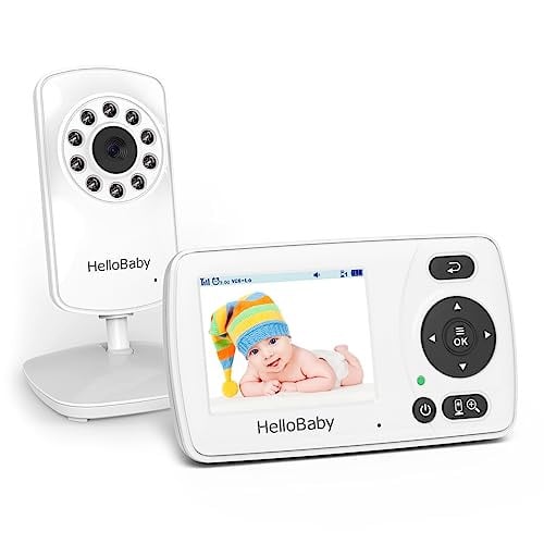 HelloBaby HB30 Video Baby Monitor 2.4" Screen