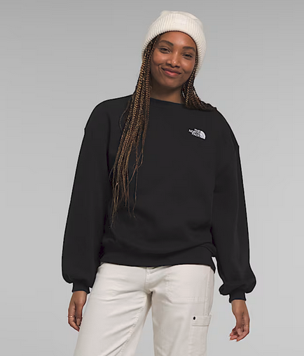The North Face Women's Evolution Oversized Crewneck Sweater (TNF Black)