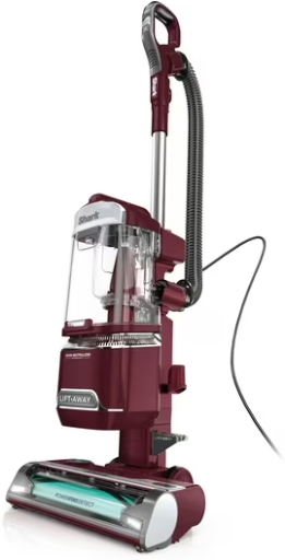 Shark Detect Lift-Away Corded Upright Vacuum w/ Self-Cleaning Brushroll (LA492, Burgundy)