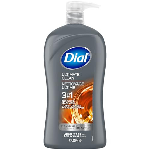 Dial Men 3in1 Body, Hair and Face Wash Ultimate Clean 32 Fl Oz