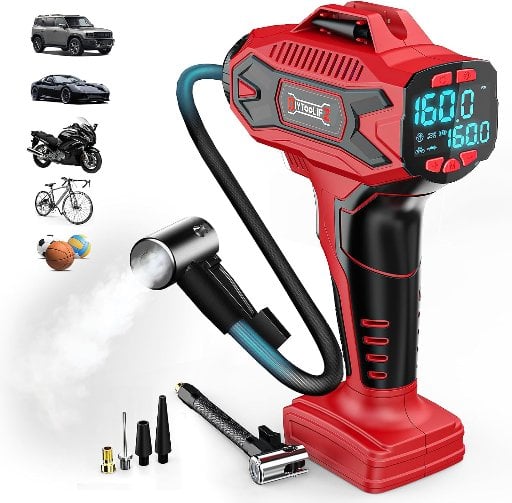 DIYtoolifz 160PSI Tire Inflator for Milwaukee M18 Battery Deal