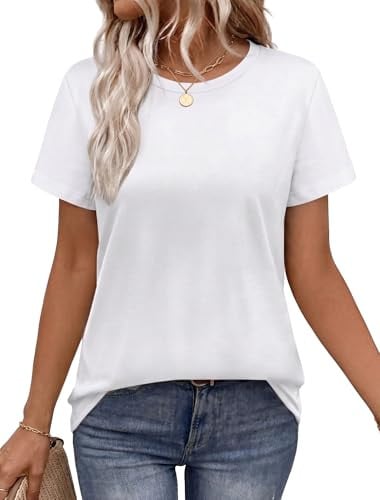 rosemia Women's Crewneck Short Sleeve T-Shirts