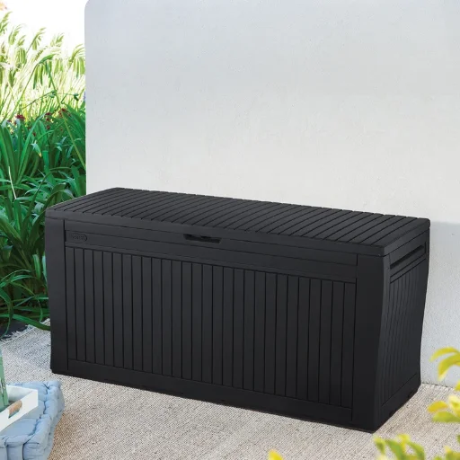 Keter Comfy 71 Gallon Durable Resin Outdoor Storage Deck Box Deal