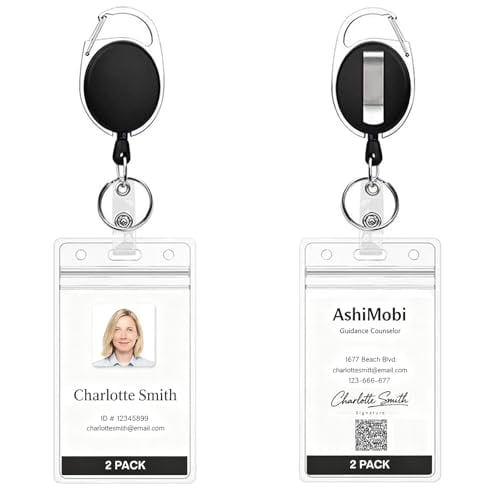 Retractable Badge Holder Reel Clip Detachable Deal