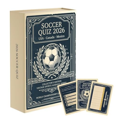 JOH 2026 World Cup Soccer Trivia Card Game - 200+ Questions