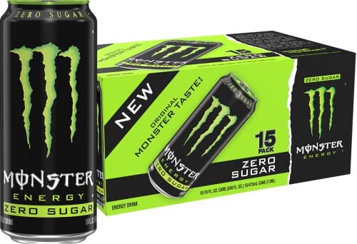 Monster Energy Zero Sugar Energy Drink 15-Pack 16-Oz Deal