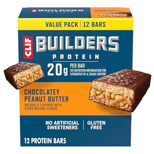 CLIF BUILDER'S Protein Bars 12-Pack (Chocolate Peanut Butter) Deal