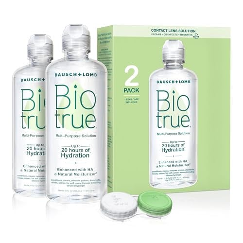 2-Pack 10-Oz Biotrue Multi-Purpose Contact Lens Solution Deal