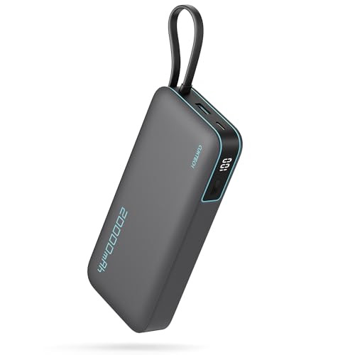 Cuktech 20000mAh 45W Power Bank w/ Built-In USB-C Cable