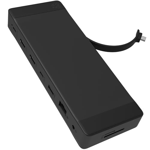 ZAGG 9-Port Hub - 2 USB-C, 2 HDMI (4K 60Hz), 1 USB-A (10Gbps),