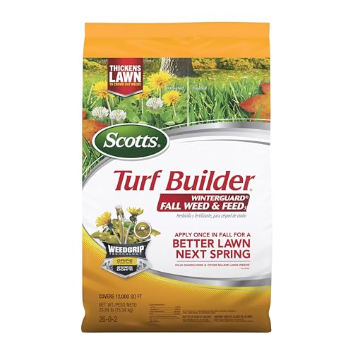 Scotts Turf Builder WinterGuard Fall Weed & Feed, 33.84 lbs. Deal