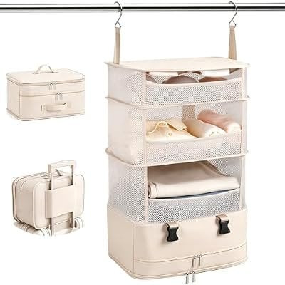 Hanging Closet Organizer and Storage with Zipper Bottom Bag Deal