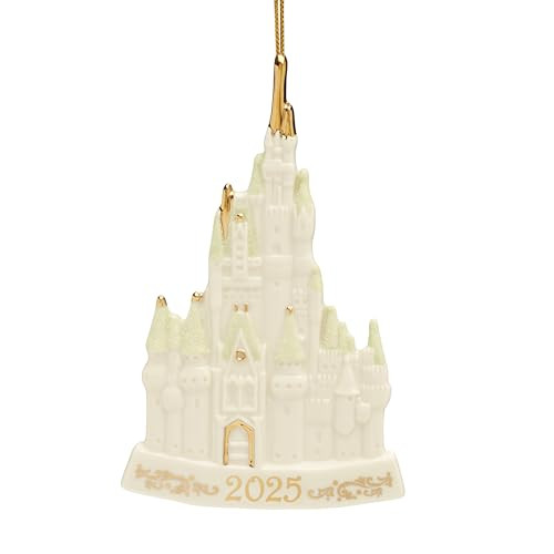 2025 Lenox Cinderella Castle Christmas Tree Ornament