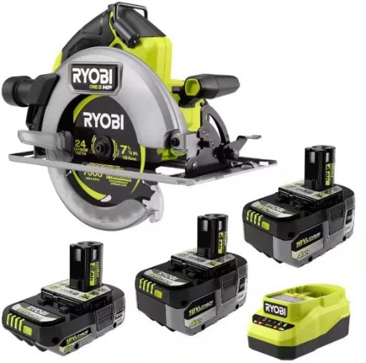 Ryobi ONE+ 18V HIGH PERFORMANCE Kit w/ FREE Brushless Circular Saw