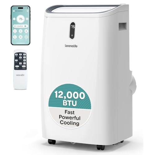 SereneLife 12,000 BTU Portable Air Conditioner