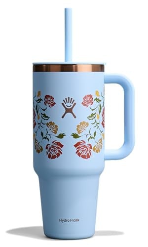 40-Oz Hydro Flask Travel Tumbler with Handle, Lid and Straw Deal