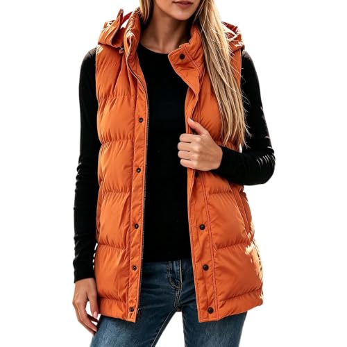 Oversized Puffer Vest Quilted Lightweight