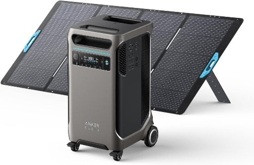 Anker SOLIX F3800 Portable Power Station with 400W Solar Panel, 3840Wh LiFePO4 Battery, 6000W AC output Deal