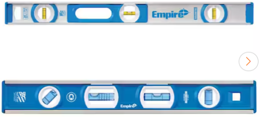 Empire 24" Aluminum I-Beam Level + 12" Compact Box Level Set Deal
