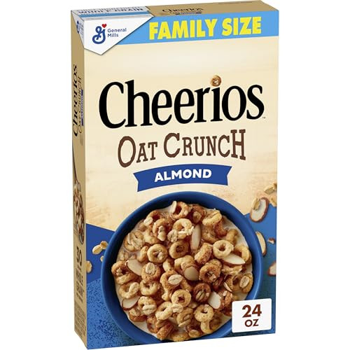 Cheerios Oat Crunch Almond Cereal 24-Oz
