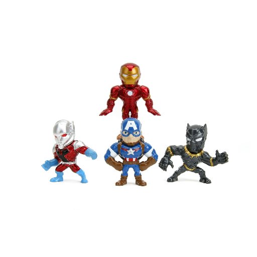 Jada Toys Marvel Avengers 2.5" 4-Pack Die-Cast Figures