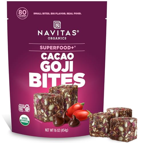 Navitas Organics Superfood Power Snacks, Cacao Goji (16 oz)
