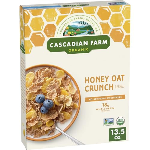 Cascadian Farm Honey Oat Crunch Organic Cereal 13.5 oz