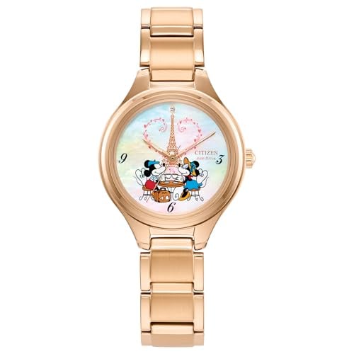 CITIZEN Ladies' Eco-Drive Mickey & Minnie 29.2mm Stainless Steel