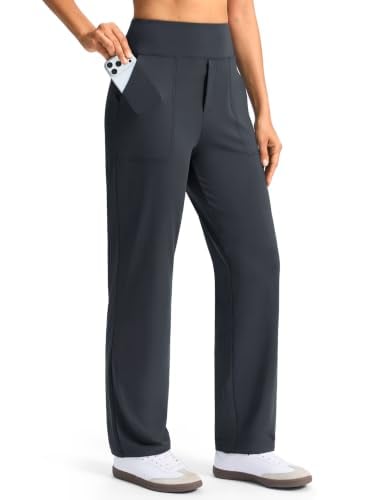 Soothfeel Women's High Rise Straight Leg Yoga Dress Pants Deal