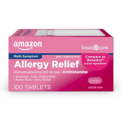Basic Care Allergy Diphenhydramine Antihistamine 600-Count Deal