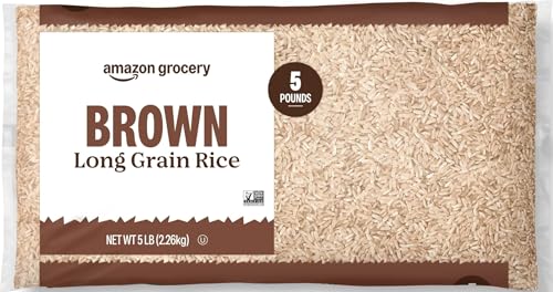 Amazon Grocery Brown Long Grain Rice 5 Lb Deal