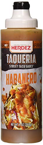 HERDEZ TAQUERIA STREET SAUCE Habanero 9 oz Squeeze Bottle (8 Pack) Deal