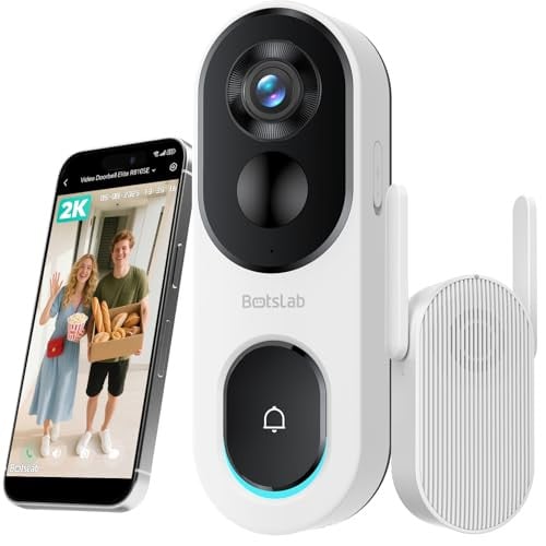 BOTSLAB 2K Wireless Doorbell Camera Deal