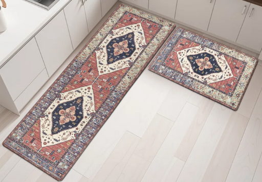 Elainey Anti-Fatigue Non-Skid Waterproof Kitchen Mat Set of 2