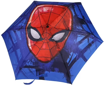 Spider-Man 6 Panel Telescopic Umbrella with Auto Open Button