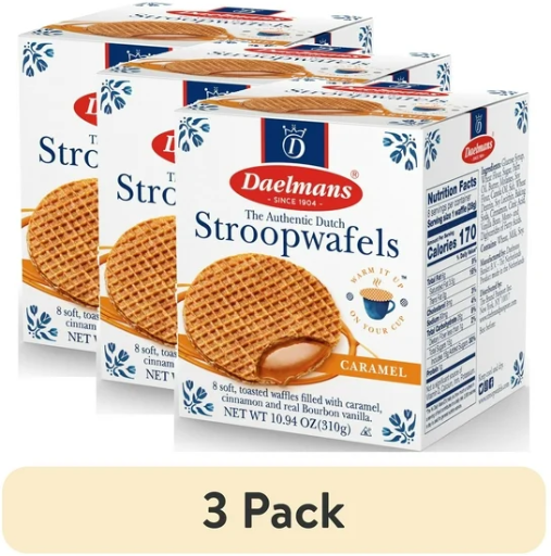 Daelmans Caramel Stroopwafels 3-Pack (8-Count) Deal