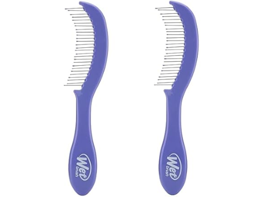 Wet Brush Thin Detangler Comb 2-Pack (Purple)