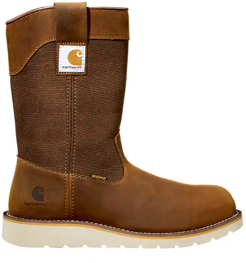 Carhartt Men's Waterproof 10" Soft Toe Wellington Wedge Boot
