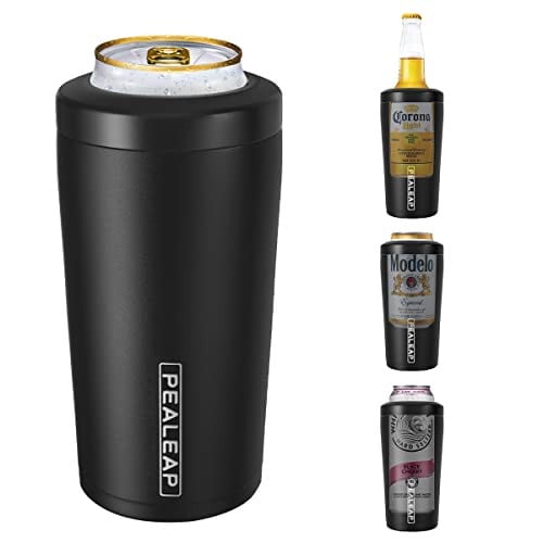 PEALEAP 12-Oz 4-in-1 Double Walled Insulated Slim Can Cooler