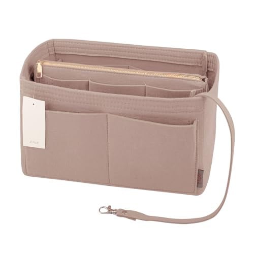 Purse Organizer Insert BEIGE MEDIUM Deal