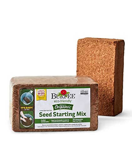 Burpee Organic Coconut Coir Seed Starting Mix, 16 Quarts Deal
