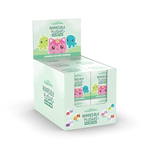 TeeTurtle Kawaii Cuties 3" Reversible Plushie Blind Box Set 12-Pack