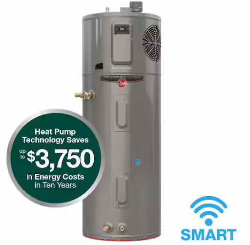 Rheem ProTerra 50 Gal. 10-Year Hybrid Heat Pump Smart Electric Water Heater