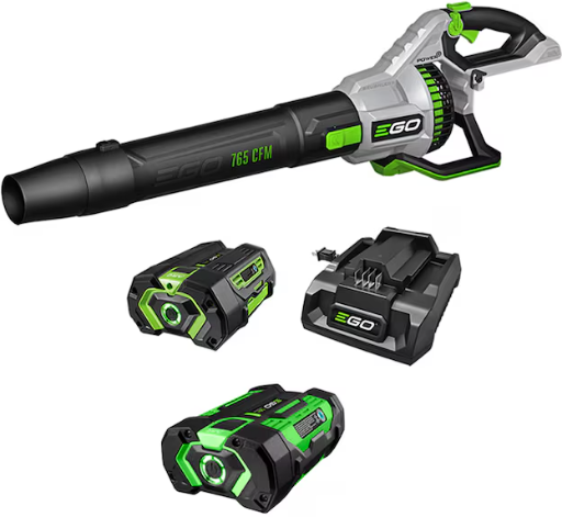 EGO 765CFM 56V Blower with 2.0Ah and 5.0Ah Battery
