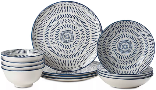 Vernazza 12 Pc. Dinnerware Set, Service for 4