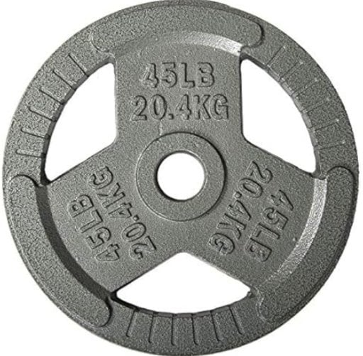 Fitvids Cast Iron Plate Weight Plate, 45lbs (Single) Deal