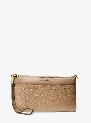 Michael Kors Jet Set Medium Pebbled Leather Wristlet Deal